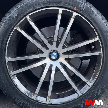 [부산휠복원][부산휠도색] BMW 740 Li 블랙폴리싱 작 / 부산 해운대 송정동