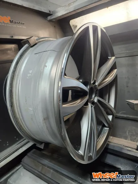 [부산휠복원][부산휠수리] BMW 7시리즈 컷팅휠 4개 휠복원 / 부산 해운대 송정동