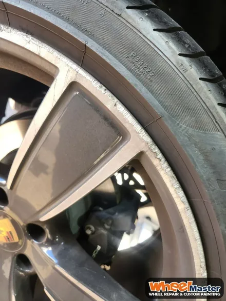 [부산휠복원][부산휠수리] 포르쉐 카이엔휠복원 컷팅휠 복원 작업 / 부산 해운대 송정동