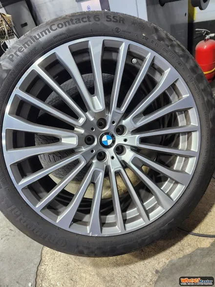 [부산휠복원][부산휠수리] BMW 휠도색 X7 컷팅휠 복원 / 부산 해운대 송정동
