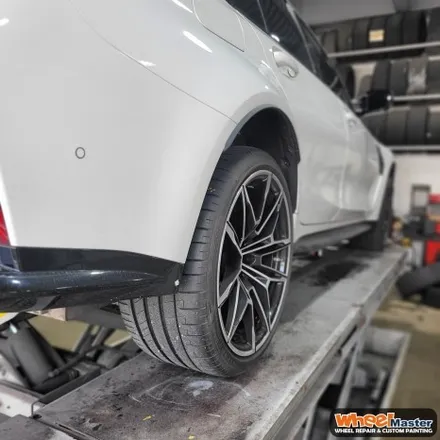 [부산휠도색][휠마스터] BMW M3 투톤 휠도색 / 부산 해운대 송정동
