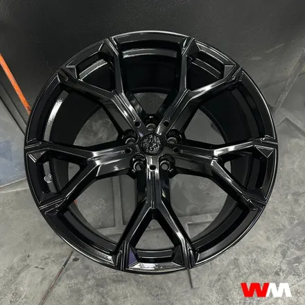 [부산휠도색][휠마스터] BMW X6 블랙유광 휠도색 / 부산 해운대 송정동