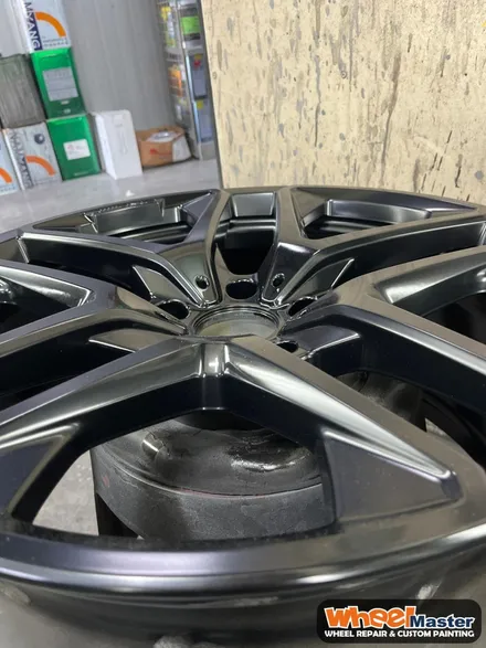 [부산휠도색][휠마스터] 벤츠 G63 AMG 블랙무광 벤츠휠도색 / 부산 해운대 송정동