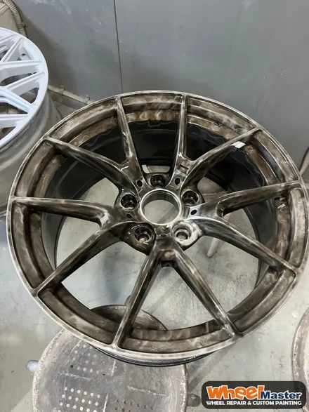 [부산휠복원][부산휠도색] BMW 3시리즈 휠 도색 및 복원 / 부산 해운대 송정동
