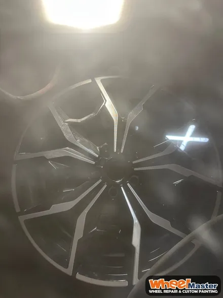 [부산휠도색][휠마스터] BMW X4 블랙유광 휠도색 / 부산 해운대 송정동