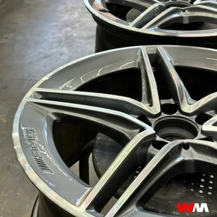 [부산휠복원][휠마스터] 벤츠 A45 AMG 다이아몬드 컷팅 휠 / 부산 해운대 송정동