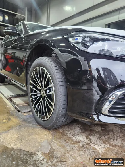[부산휠복원][부산휠수리] 벤츠 S350d 컷팅 휠 복원 작업 / 부산 해운대 송정동