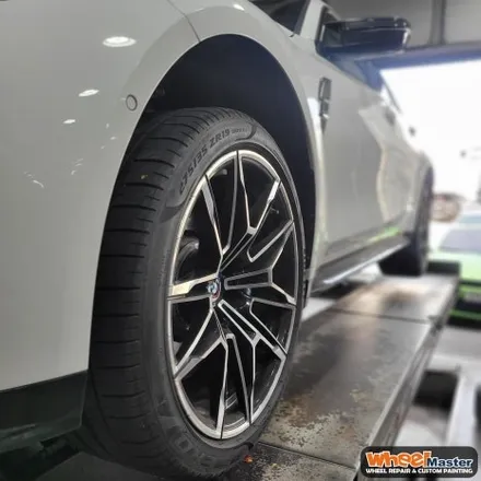 [부산휠도색][휠마스터] BMW M3 투톤 휠도색 / 부산 해운대 송정동