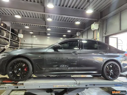 [휠마스터][부산휠도색] BMW 5 시리즈 블랙유광 휠도색 / 부산 해운대 송정동