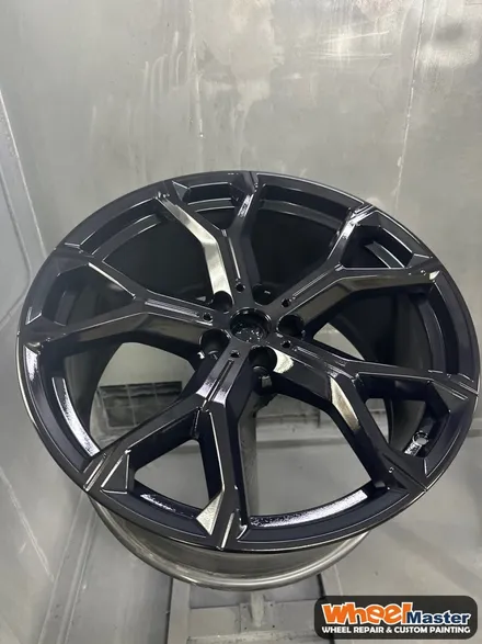 [부산휠도색][휠마스터]BMW X6 블랙유광 휠도색 / 부산 해운대 송정동