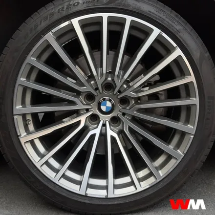 [부산휠복원][휠마스터] BMW 740i 다이아몬드컷팅 휠복원 / 부산 해운대 송정동