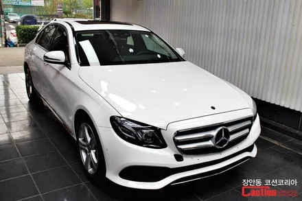 벤츠 E220 본넷 + 앞범퍼 + 생활보호 PPF 시공 - 장안동 코션 / 동대문,광진구,중랑구