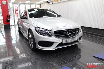 벤츠 C43 AMG 자동차보호필름 PPF 시공 - 장안동 코션 / 동대문,광진구,중랑구