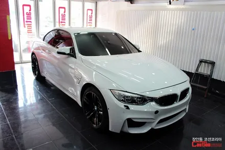 자동차 돌빵(스톤칩) 예방하는 방법은!? 바로 자동차 보호필름 PPF !! BMW M4 앞범퍼 PPF 시공 - 코션 코리아 장안점 / 동대문,광진구,중랑구