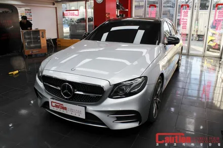 벤츠 E43 AMG 사틴다크 전체랩핑 / 동대문,광진구,중랑구