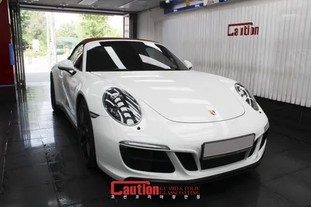 911 카레라 GTS 다크옐로우 전체랩핑 / 동대문,광진구,중랑구
