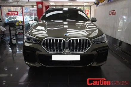 BMW X6 사틴블랙 전체랩핑 & 크롬죽이기 / 동대문,광진구,중랑구