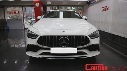 벤츠 GT43 사틴블랙 전체랩핑 시크한 매력 / 동대문,광진구,중랑구