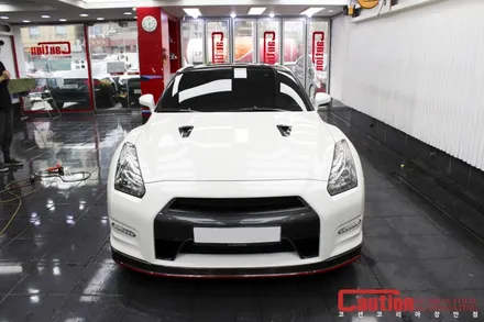 닛산 R35 GTR 탑폴리에 루프스킨으로 드레스업 / 동대문,광진구,중랑구
