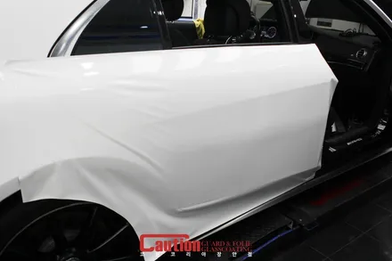 S63 AMG 가장 먼저 해야할 3M 유광화이트 전체랩핑 / 동대문,광진구,중랑구