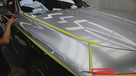 BMW I7 투톤랩핑 상단 GT실버 프리미엄 감성과 미래적인 분위기 / 동대문,광진구,중랑구