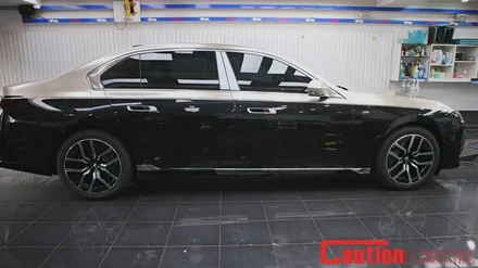 BMW I7 고광택 샴페인골드 상단랩핑, 확실한 아이덴티티 / 동대문,광진구,중랑구