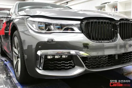 BMW 730Ld 보닛 + 앞범퍼 PPF 시공 - 장안동 코션 / 동대문,광진구,중랑구