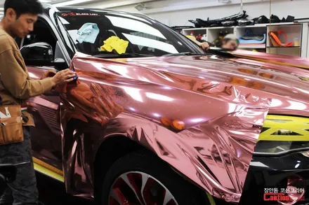 랩핑의 끝판왕 크롬랩핑! 그 중에서도 로즈골드크롬! BMW X6 로즈골드크롬 전체랩핑 시공기 / 동대문,광진구,중랑구
