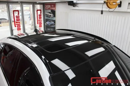 BMW X6 탑폴리에 루프스킨과 범퍼 부분랩핑 / 동대문,광진구,중랑구