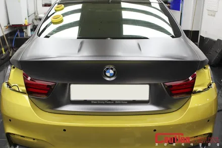 BMW M4 사틴다크그레이 전체랩핑 / 동대문,광진구,중랑구