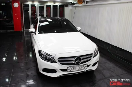 벤츠 C220d 탑폴리에 루프스킨 - 장안동 코션 / 동대문,광진구,중랑구