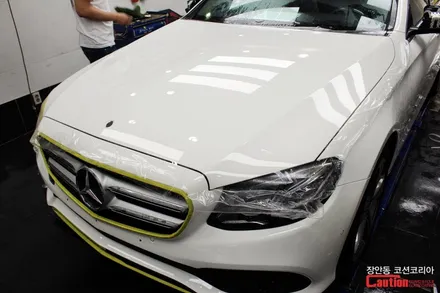 벤츠 E300 루프스킨과 PPF, 코션가드 STEP2 패키지 시공 / 동대문,광진구,중랑구