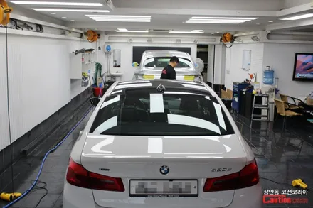 장안동 루프스킨 장인!! BMW 520d 자동차 루프스킨 시공, 파노라마 선루프 튜닝 / 동대문,광진구,중랑구
