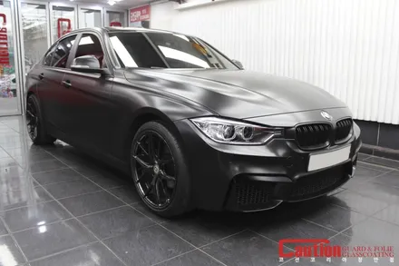 BMW 320d 사틴블랙으로 갈아입은 블랙슈트 풀랩핑 / 동대문,광진구,중랑구