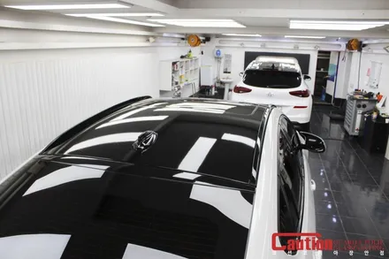 BMW X6 탑폴리에 루프스킨과 범퍼 부분랩핑 / 동대문,광진구,중랑구