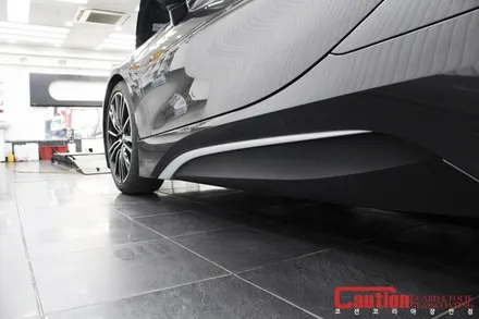 BMW i8 사틴실버 부분랩핑으로 파란색 포인트를 없애봐요~ / 동대문,광진구,중랑구