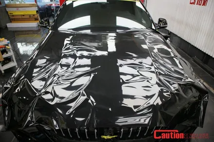 BMW X6 필름 제거 후 고광택 하이그로시블랙 전체랩핑 / 동대문,광진구,중랑구