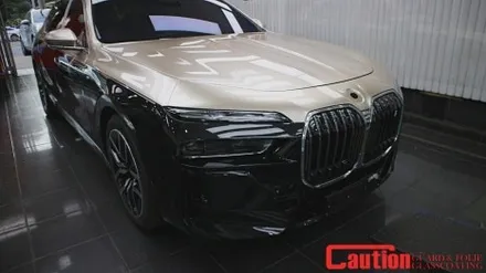 BMW I7 고광택 샴페인골드 상단랩핑, 확실한 아이덴티티 / 동대문,광진구,중랑구