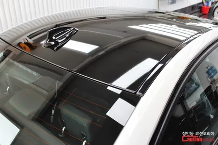 BMW 320d 자동차 루프스킨 (3M 1080 유광블랙) / 동대문,광진구,중랑구