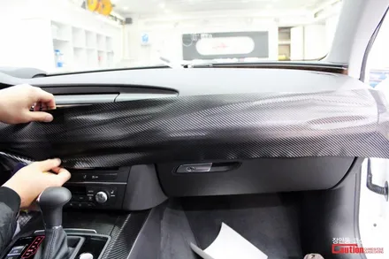 인테리어는 집에만 필요한게 아니다! 자동차 실내 인테리어 튜닝의 기초, 아우디 A7 카본 실내래핑 / 동대문,광진구,중랑구