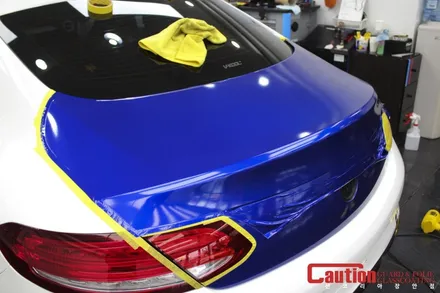 벤츠 C63 AMG 여름에 어울리는 시원한 블루 컬러로 옷을 갈아입자 / 동대문,광진구,중랑구