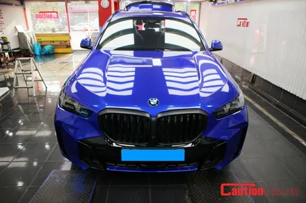 BMW X5 유니크한 라즈베리블루 전체랩핑 후기 / 동대문,광진구,중랑구
