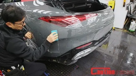 벤츠 SL63 AMG 전체 PPF & 포인트 카본랩핑은 코션코리아 / 동대문,광진구,중랑구
