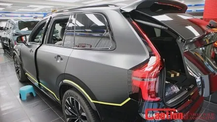 볼보 XC90 사틴블랙 전체랩핑 고급스러움과 강인함을 동시에 / 동대문,광진구,중랑구