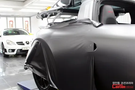 포르쉐 911 타르가 GTS 카스킨 : 사틴그레이 전체랩핑 - 장안동 코션 / 동대문,광진구,중랑구