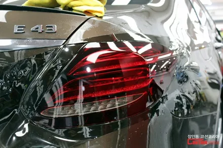 벤츠 E43 AMG 자동차보호필름 PPF 생활보호패키지, 라이트필름 시공 - 장안동 코션 / 동대문,광진구,중랑구