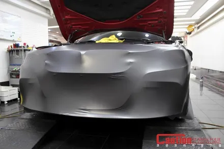 BMW (F30) 320d 엠텍 바디킷도 문제없는 사틴다크그레이 올랩핑 / 동대문,광진구,중랑구