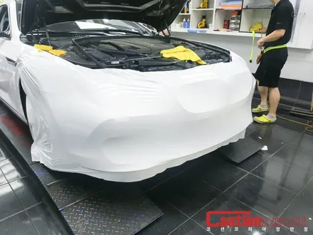 BMW 640d 새하얀 3M 유광화이트 전체랩핑^^ / 동대문,광진구,중랑구