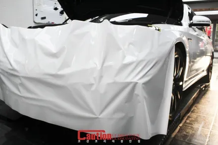 S63 AMG 가장 먼저 해야할 3M 유광화이트 전체랩핑 / 동대문,광진구,중랑구