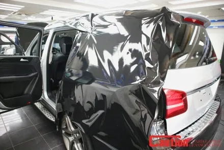 벤츠 GLS350d 유광블랙 전체랩핑으로 신차느낌내기 / 동대문,광진구,중랑구